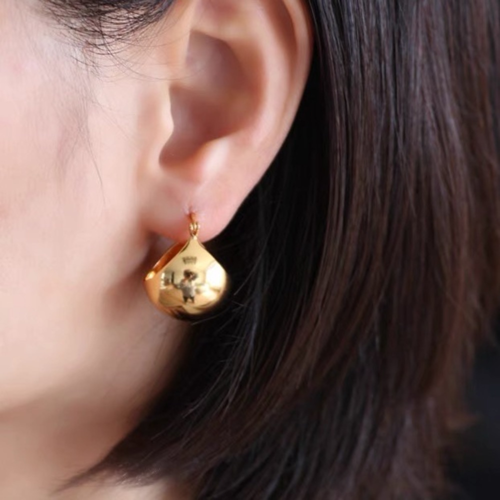 💎PRICE🔻 My fav - Retro Statement Earrings - large Gold/Silver Bells - Picture 3 of 7